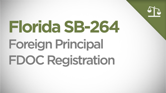 FL SB-264 - Foreign Principal FDOC Registration