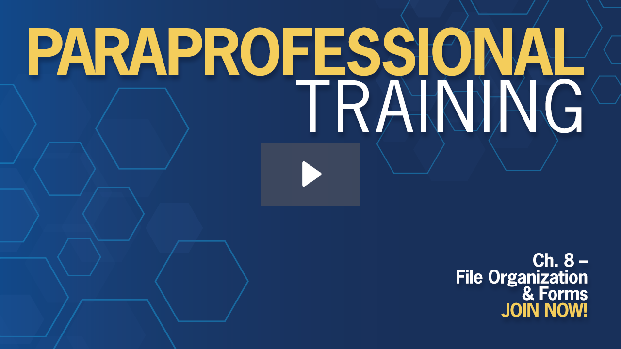 Ch. 8 – File Organization & Forms