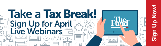 Take a Tax Break! Sign Up for April Live Webinars