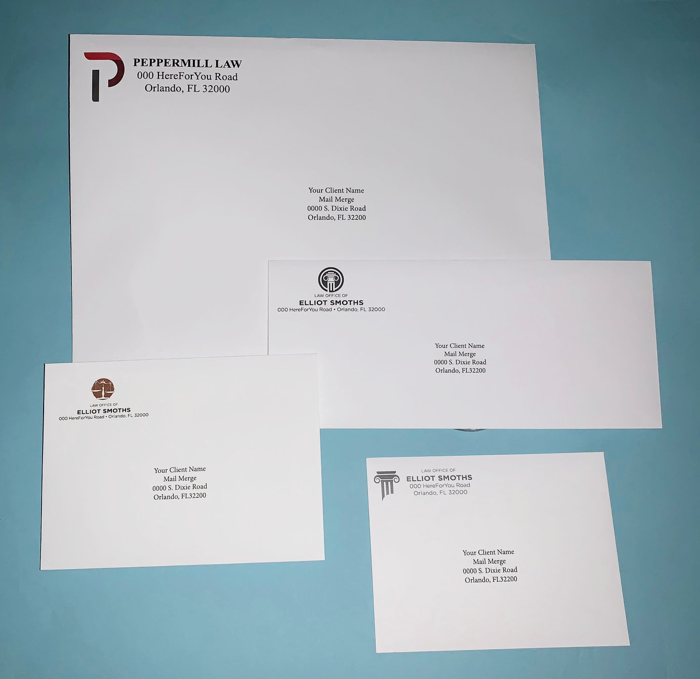 Personalized, Pre-addressed Envelopes